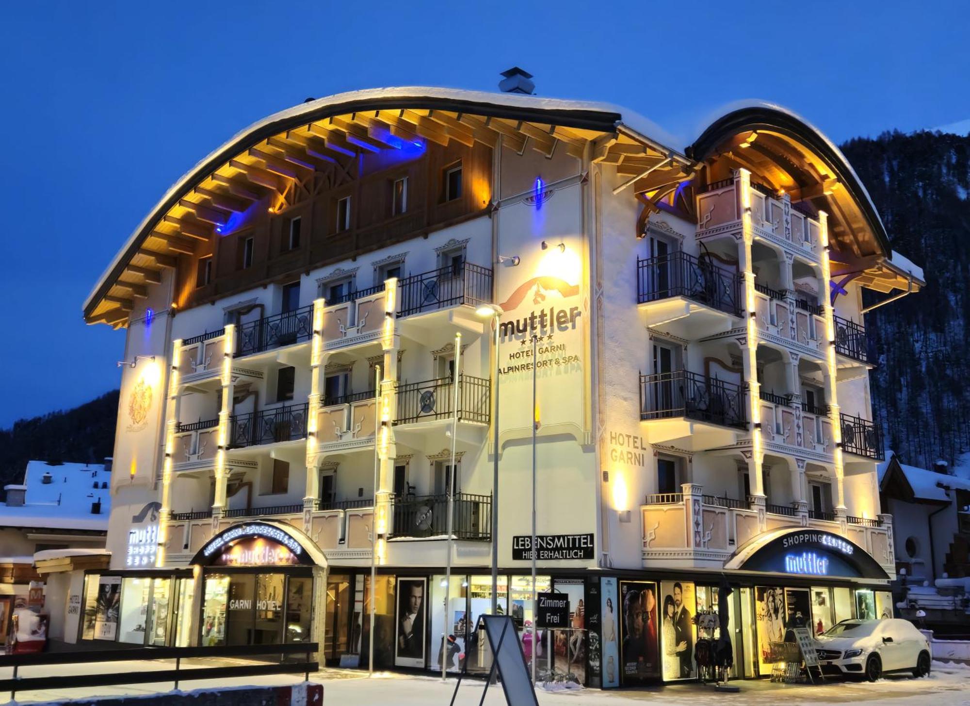Hotel Garni Muttler Alpinresort&Spa Samnaun Exterior foto